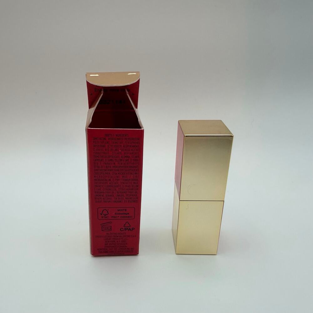 Valentino Minirosso Satin Lipstick 22R Rosso Valentino Mini 2g NIB - Picture 6 of 8